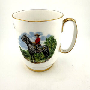 Vintage Royal Windsor Canadian Royal Mounted Police Cup #1544